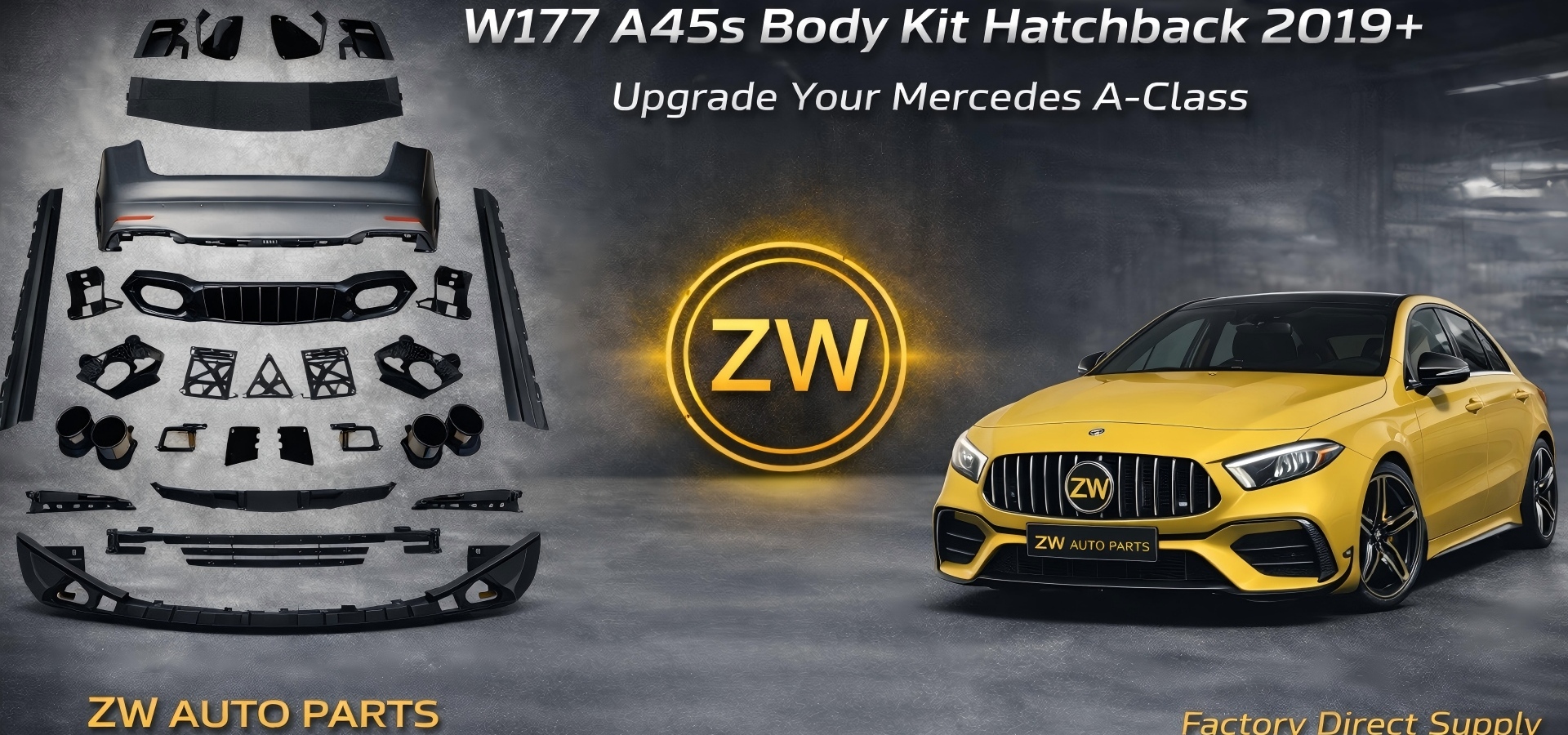 Banner-W177 A45s Body Kit Hatchback